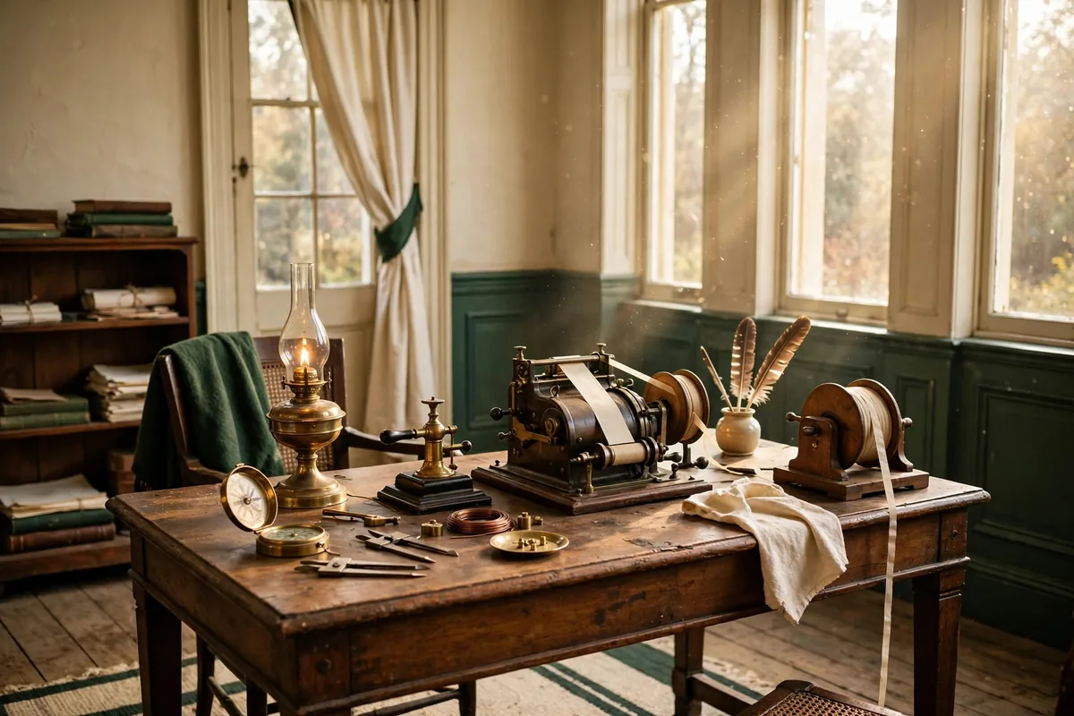 Morse code invention history timeline and telegraph development
