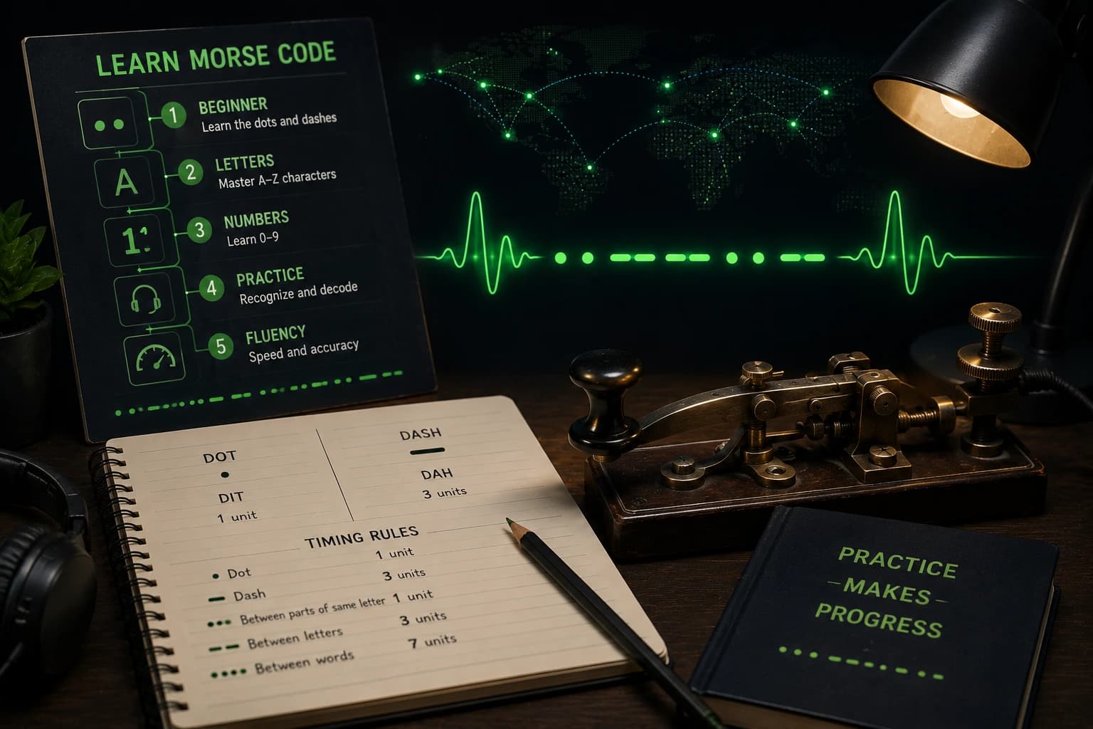 How to learn Morse code with a beginner-friendly step-by-step practice guide
